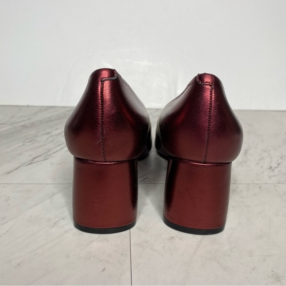 Marc Fisher Yulunda Red Leather Pointy Toe Pump 6.5 M - Picture 3 of 16